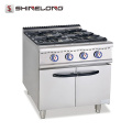 CE Certification Electric Or Gas Oven 4 Burners Heavy Duty Stainless Steel Gas Cooker